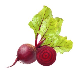 Beetroot with leaves