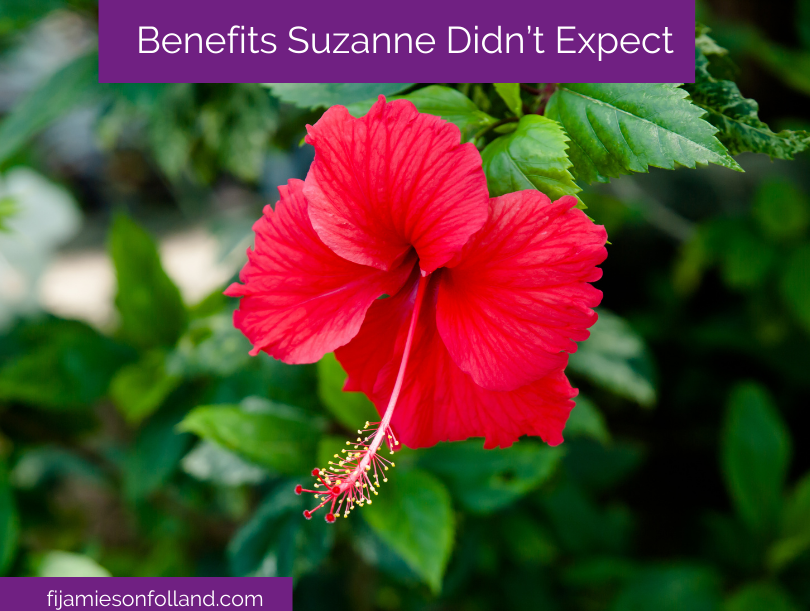Benefits Suzanne Didn’t Expect