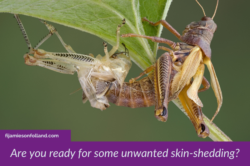 Are you ready for some unwanted skin-shedding?