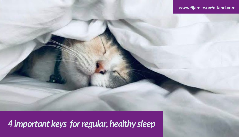 4 important keys for regular, healthy sleep