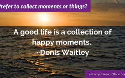 Prefer to collect moments or things?