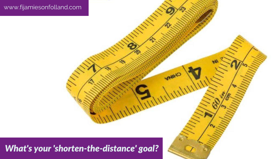 What’s your ‘shorten-the-distance’ goal?