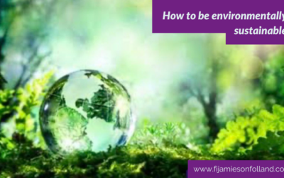 How to be environmentally sustainable
