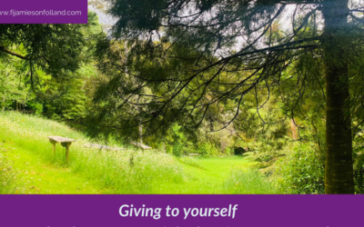 Giving to yourself